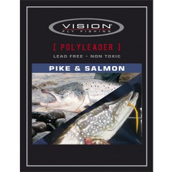Vision PolyLeader Pike/Salmon 5Ft 18 Kg