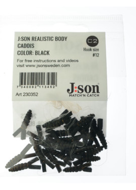 Realistic Body Caddis Black