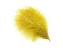Select Marabou Plumes - Yellow Olive
