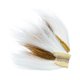 Bucktail Bitar - Natural White