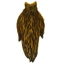 Whiting American Hen Cape Black Laced - Golden Olive