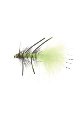 BH Rubber Leg Wooly Fl Green