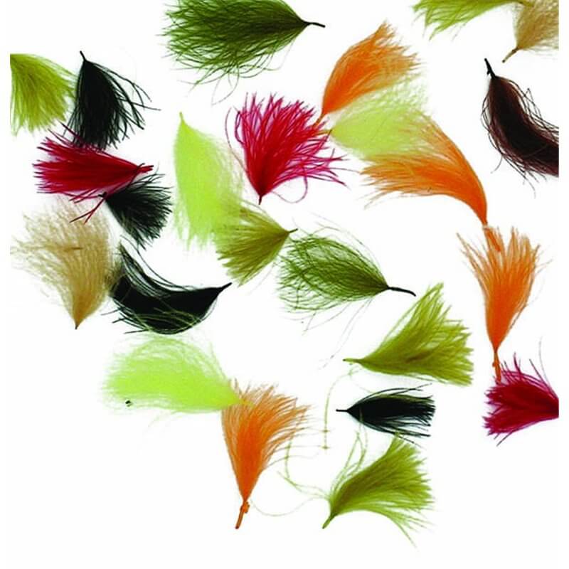 Wapsi CDC Puffs Natural & Dyed Fly Tying Material 